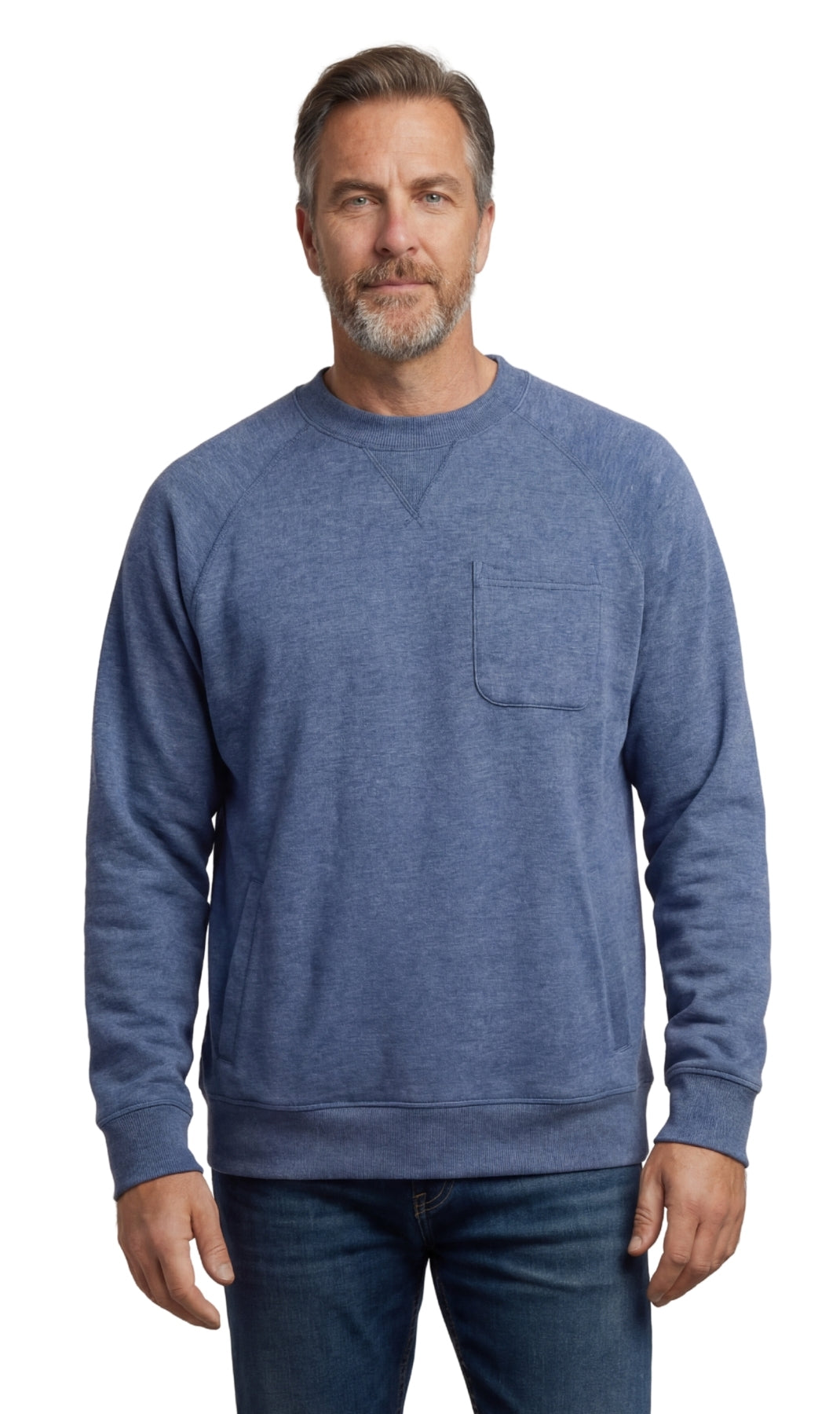 Men's Fleece Sweatshirt with Pockets: Your Everyday Essential for Comfort and Style