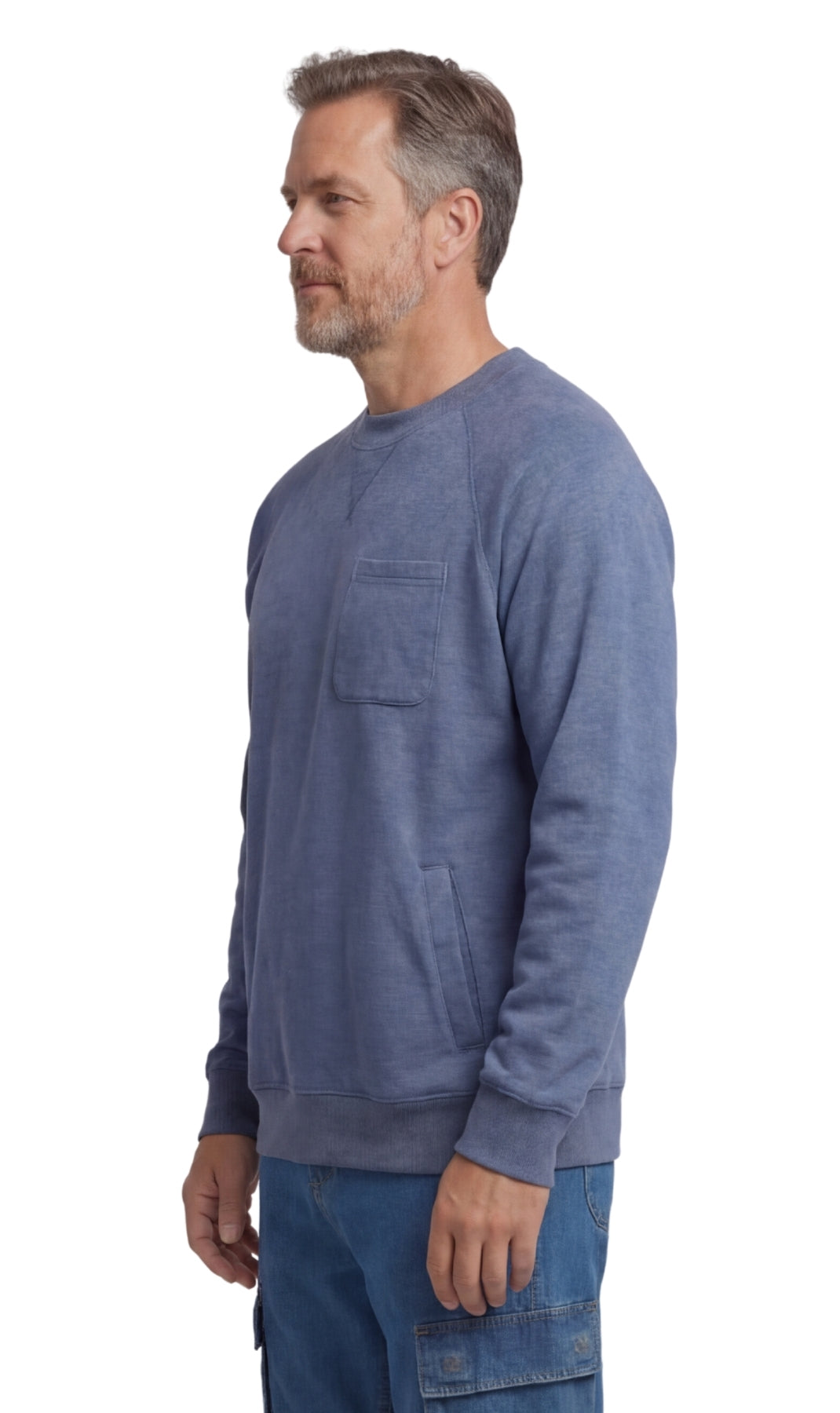 Men's Fleece Sweatshirt with Pockets: Your Everyday Essential for Comfort and Style
