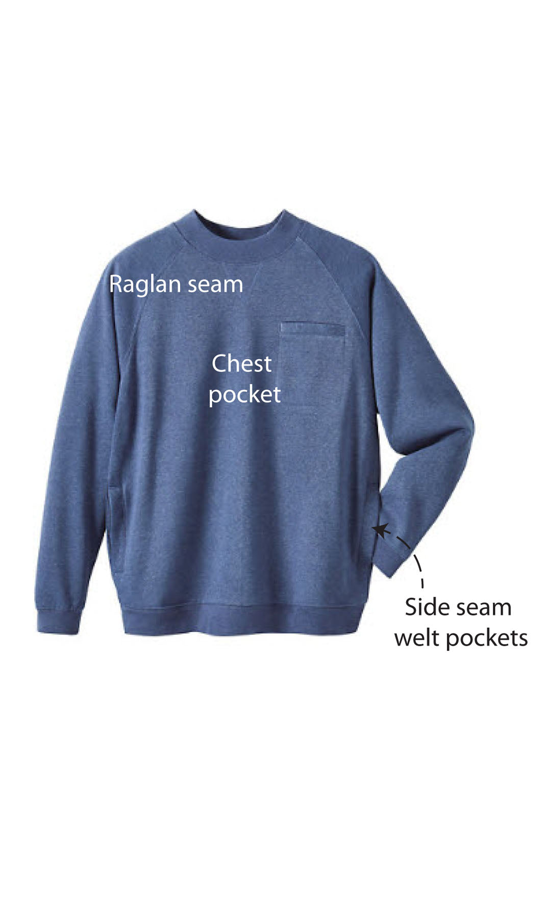 Men's Fleece Sweatshirt with Pockets: Your Everyday Essential for Comfort and Style