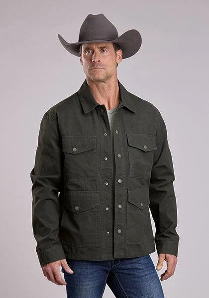 Stetson Waxed Canvas (Green) - Men's Jacket featured in the Veloura style edit