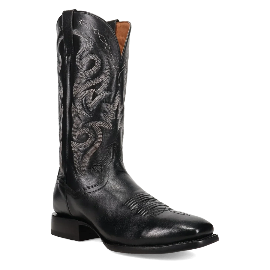 Dan Post Remington black leather cowboy boot for brown vs black cowboy boots men's guide
