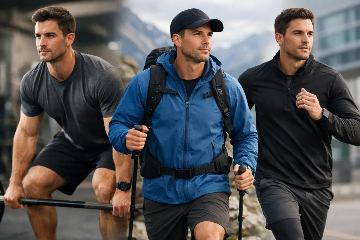 Performance Clothing for Men That Works Hard
