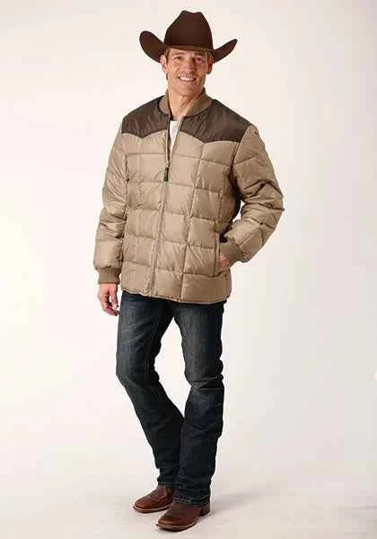 Roper 1473 Poly Filled (Brown/Khaki) - Men's Jacket
