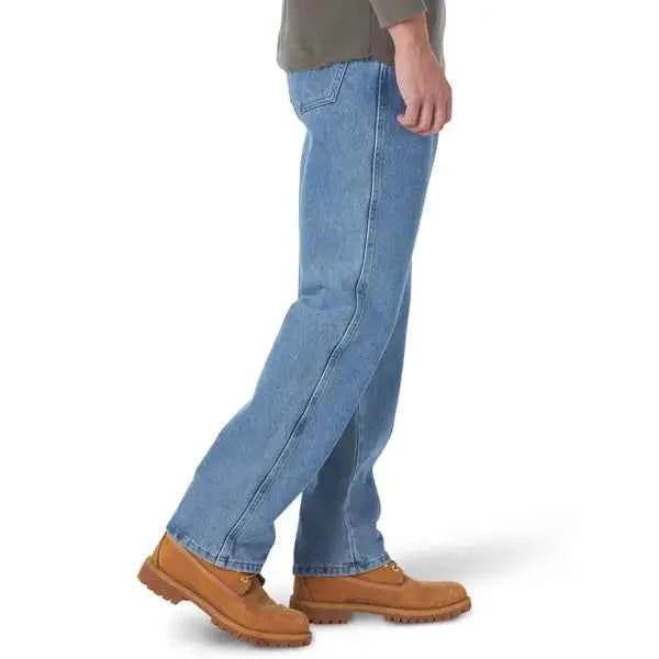 Rustler Mens Regular Fit Straight Leg Jeans, 30x32