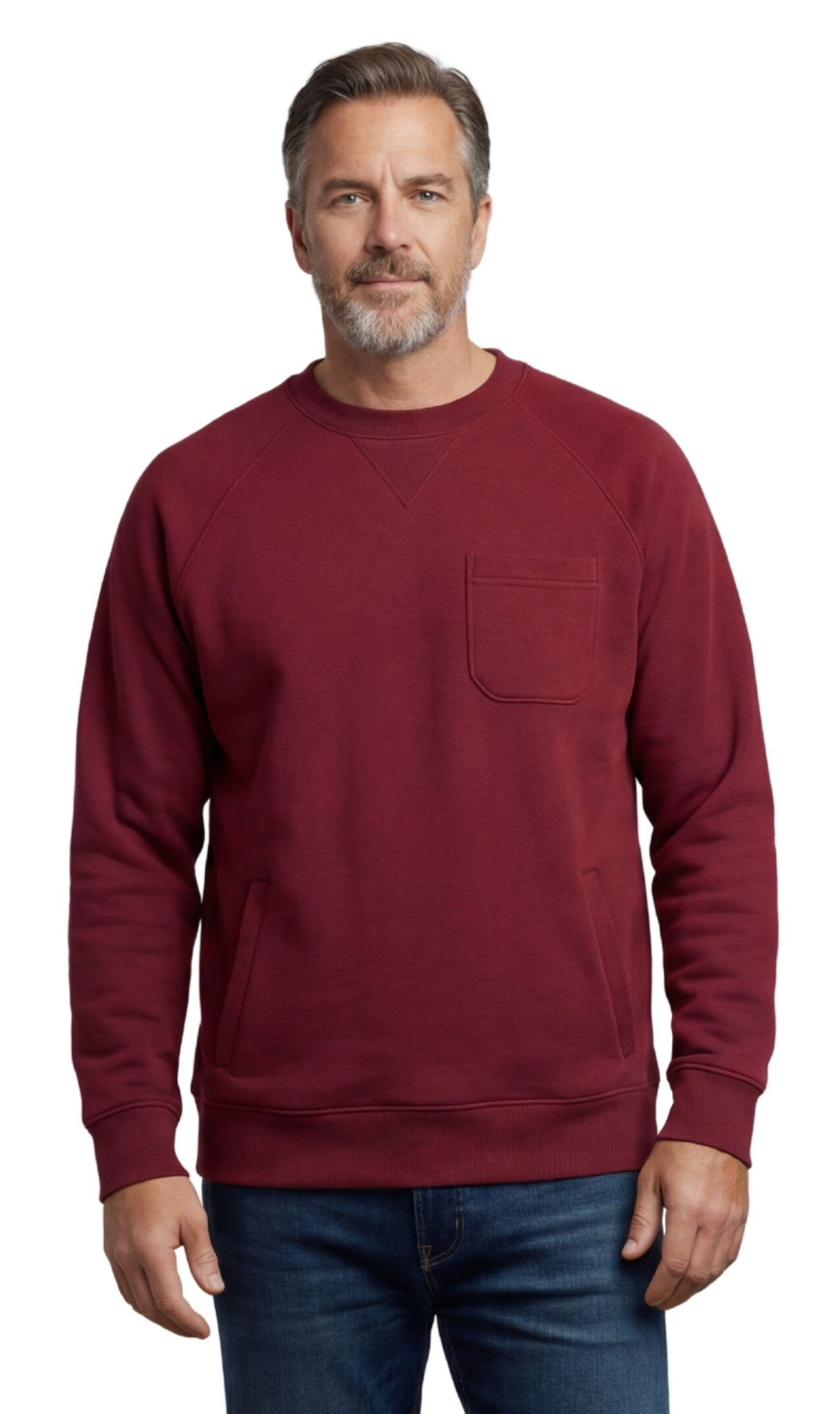 Men's Fleece Sweatshirt with Pockets: Your Everyday Essential for Comfort and Style