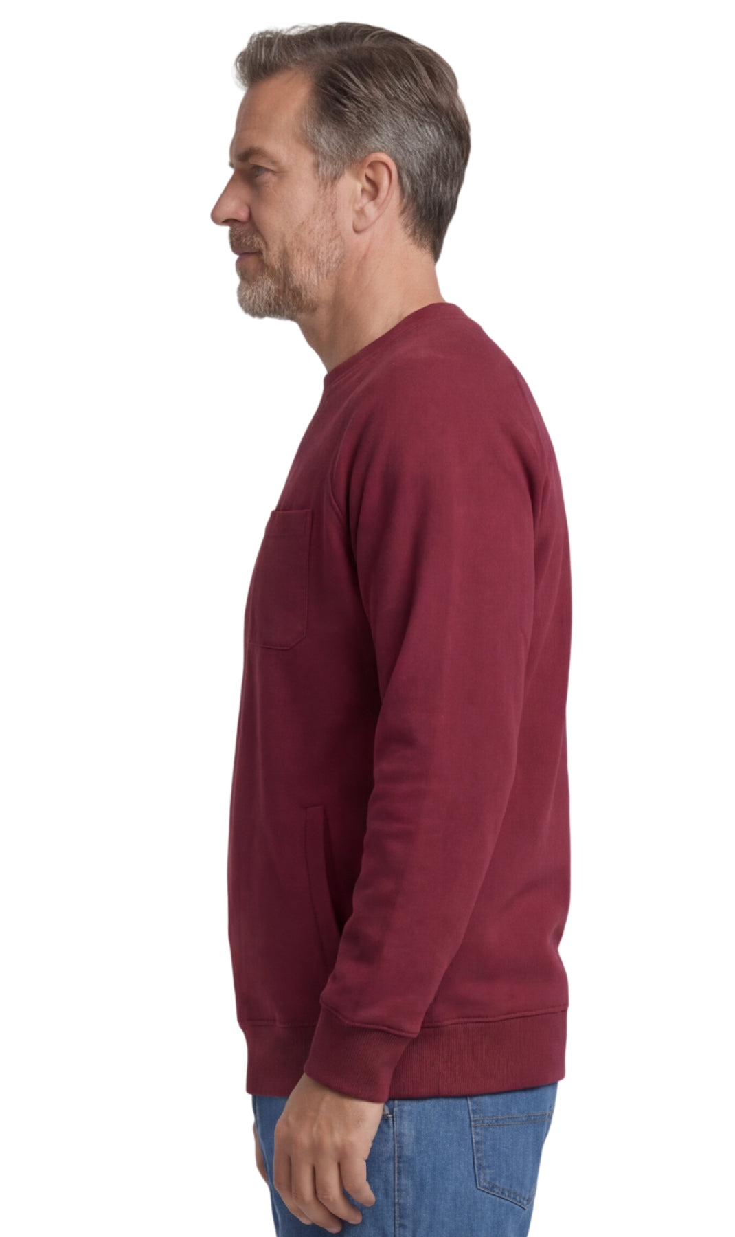 Men's Fleece Sweatshirt with Pockets: Your Everyday Essential for Comfort and Style