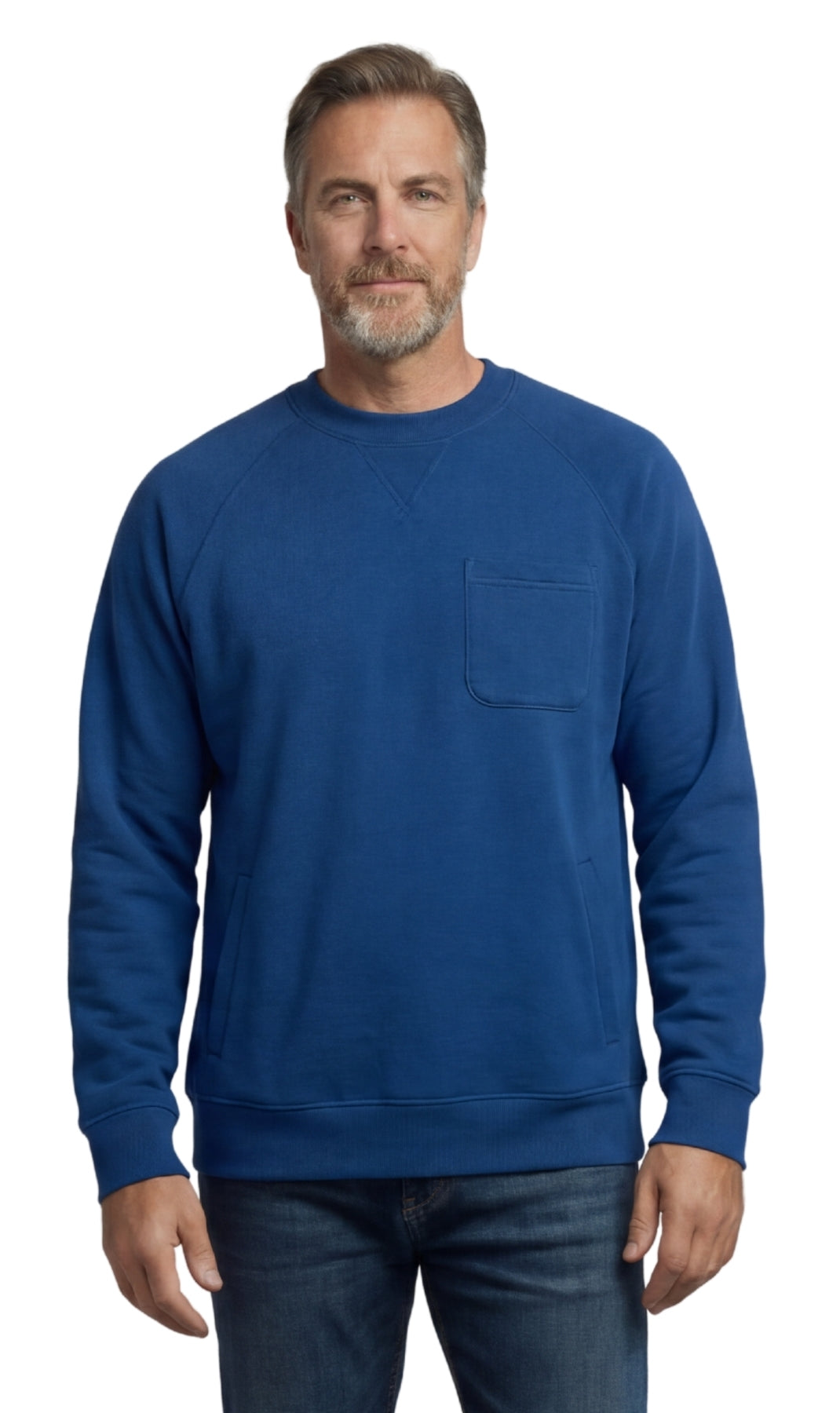 Men's Fleece Sweatshirt with Pockets: Your Everyday Essential for Comfort and Style