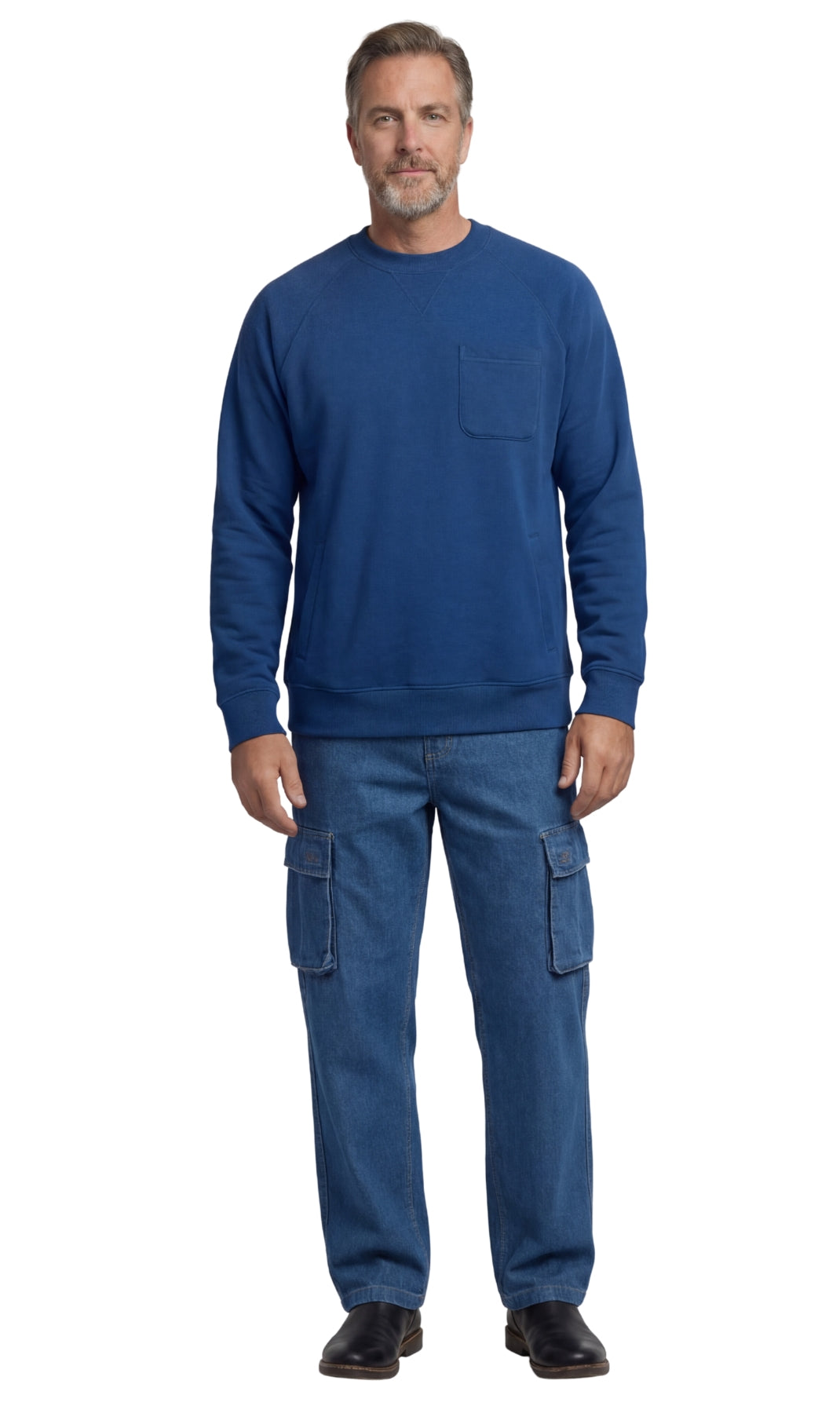 Men's Fleece Sweatshirt with Pockets: Your Everyday Essential for Comfort and Style