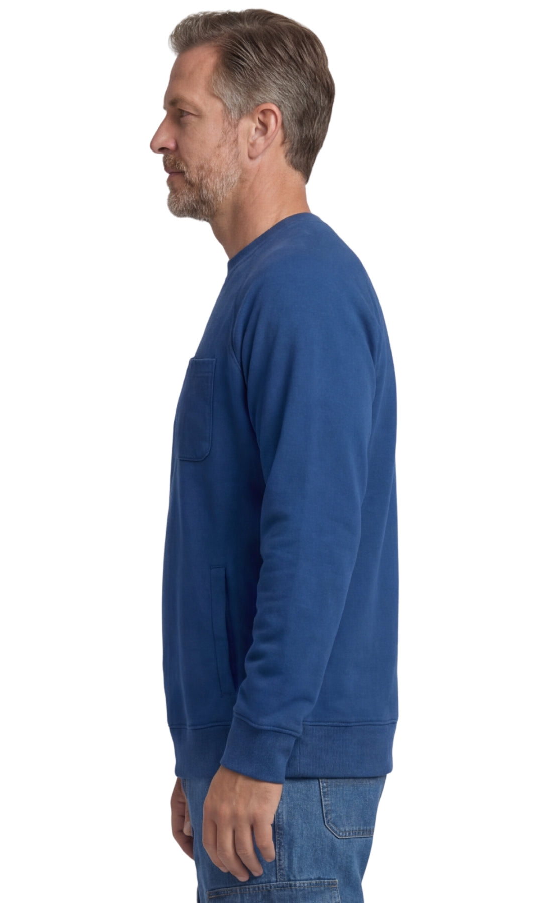 Men's Fleece Sweatshirt with Pockets: Your Everyday Essential for Comfort and Style