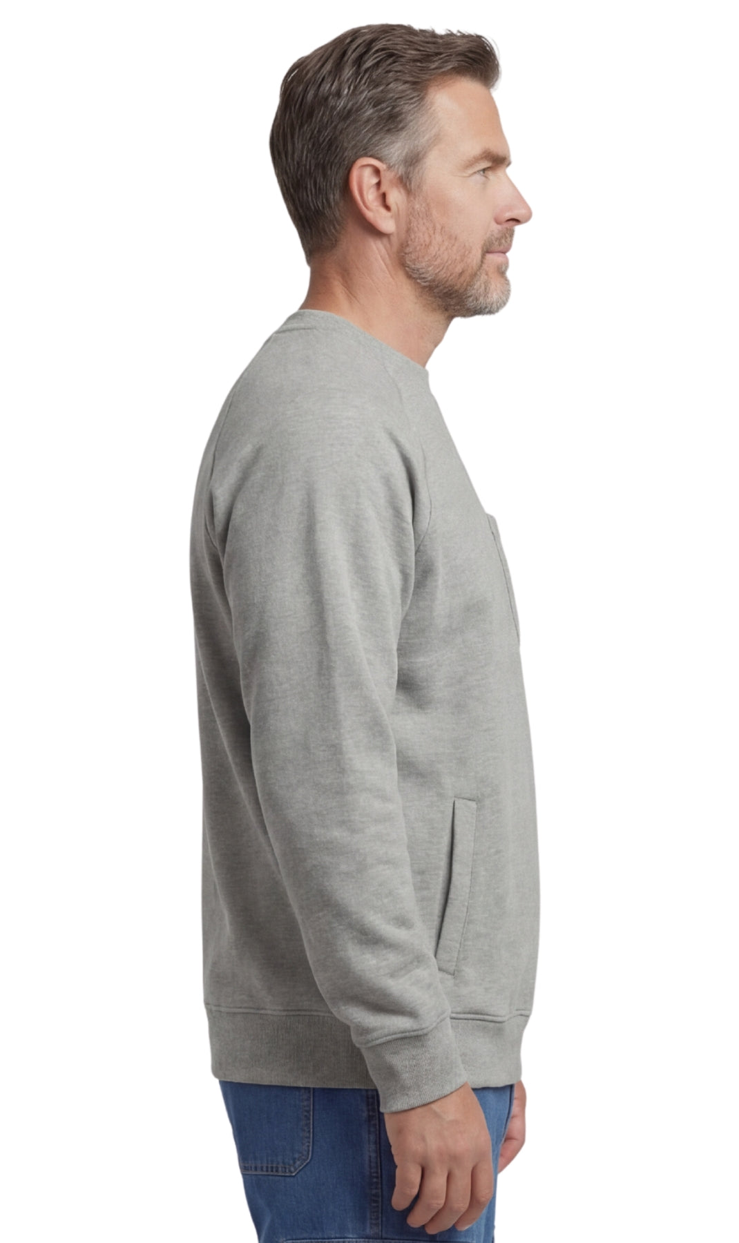 Men's Fleece Sweatshirt with Pockets: Your Everyday Essential for Comfort and Style
