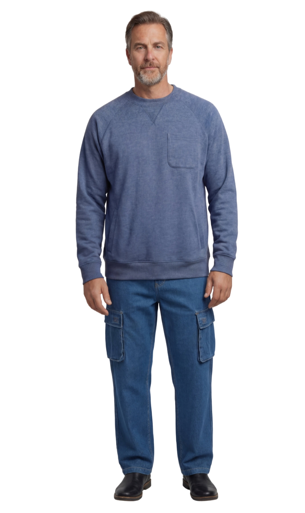 Men's Fleece Sweatshirt with Pockets: Your Everyday Essential for Comfort and Style