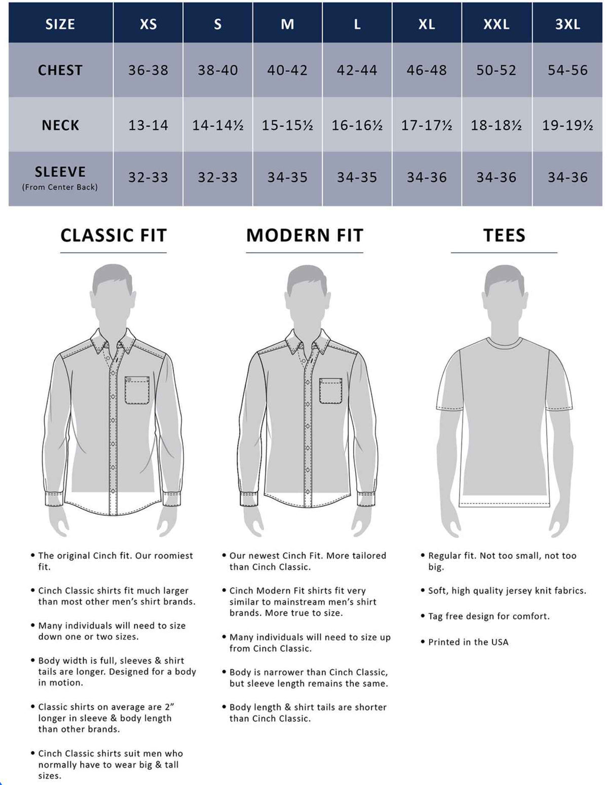White Solid | Cinch Mens