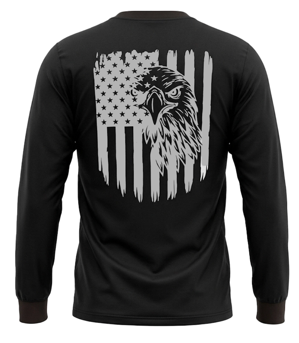 Men's Long Sleeve T-Shirt America: Wear Your Pride with Style