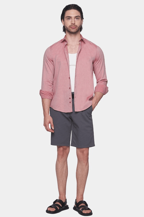 salmon dress shirt-Premium Cotton